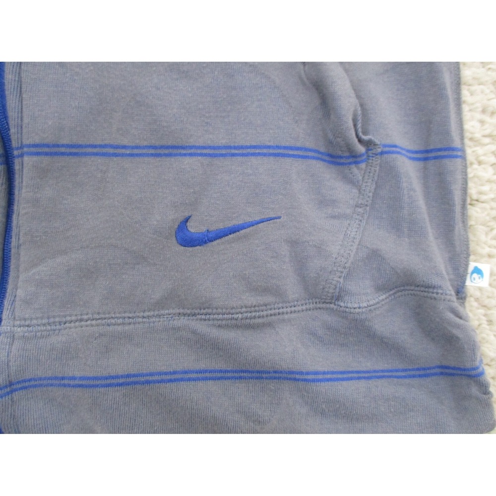 Nike Jacket Mens Medium Blue Gray Zip Dri-Fit Reversible Athletic Sweater Rare - Picture 8 of 14